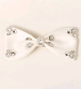 ( 2 pcs ) Rhinestone Bow Decor Hair Pin.